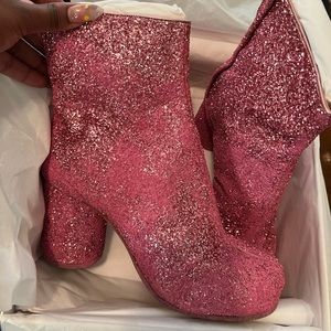 Brand new Margiela pink gradient glitter tabis sz 40
